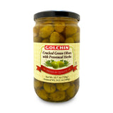 GOLCHIN CRACKED GREEN OLIVES W/PROVENCAL HERBS